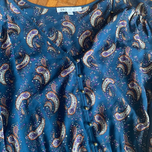 DR2 long sleeve paisley midi dress - Picture 2 of 4